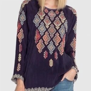 Johnny Was Kikumi Embroidered Tunic